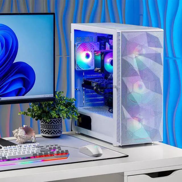 Alt view image 6 of 6 - Skytech Gaming Storm Gaming PC, AMD Ryzen 7 5700 3.7GHz, AMD RX 7600 8GB , 1TB NVMe SSD, 32GB DDR4 RAM 3200, 650W GOLD PSU, Wi-Fi, Win 11, Desktop
