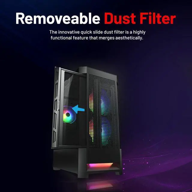 Alt view image 3 of 6 - Skytech Blaze4 Mini Gaming PC Desktop, Ryzen 7 7700 3.8 GHz (5.3GHz Turbo), AMD RX 9060 XT 16GB, 1TB Gen4 NVMe SSD, 32GB DDR5 RAM 6000 RGB, 650W GOLD PSU, Wi-Fi, Win 11