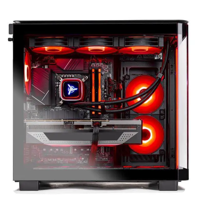 Alt view image 5 of 7 - Skytech King 95 Gaming PC Desktop, Ryzen 7 9800X3D 4.7 GHz (5.2 GHz Turbo), NVIDIA RTX 5080 16GB, 4TB Gen4 NVMe SSD, 64GB DDR5 RAM 6000 RGB, 850W GOLD ATX 3 PSU, 360mm ARGB AIO , Wi-Fi, Win 11
