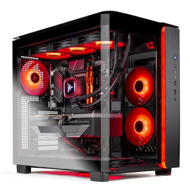 Alt view image 3 of 7 - Skytech King 95 Gaming PC Desktop, Ryzen 7 9700X 3.8 GHz (5.5GHz Turbo Boost), AMD RX 7900XTX 24GB GDDR6, 2TB Gen4 SSD, 32GB DDR5 RAM 6000 RGB, 850W GOLD PSU, 360mm ARGB AIO , Wi-Fi, Win 11 Home