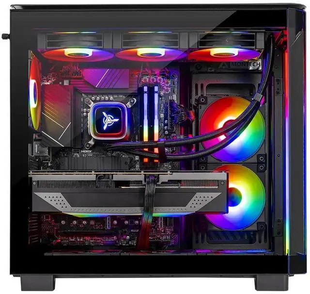 Alt view image 5 of 7 - Skytech King 95 Gaming PC Desktop, Ryzen 7 9700X 3.8 GHz (5.5GHz Turbo Boost), AMD RX 7900XTX 24GB GDDR6, 2TB Gen4 SSD, 32GB DDR5 RAM 6000 RGB, 850W GOLD PSU, 360mm ARGB AIO , Wi-Fi, Win 11 Home