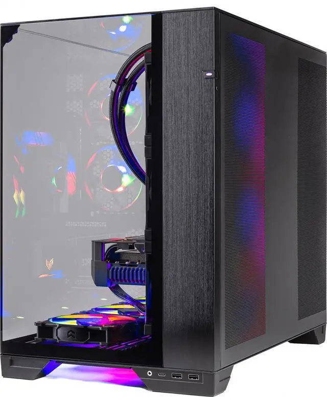 Alt view image 6 of 6 - Skytech Gaming O11 Vision Gaming PC, AMD Ryzen 7 9800X3D 4.7GHz, NVIDIA RTX 5090 32GB, X870 Board, 2TB Gen4 NVMe SSD, 32GB DDR5 RAM 6000, 1000W GOLD ATX 3 PSU, 360 ARGB AIO , Wi-Fi, Win 11, Desktop