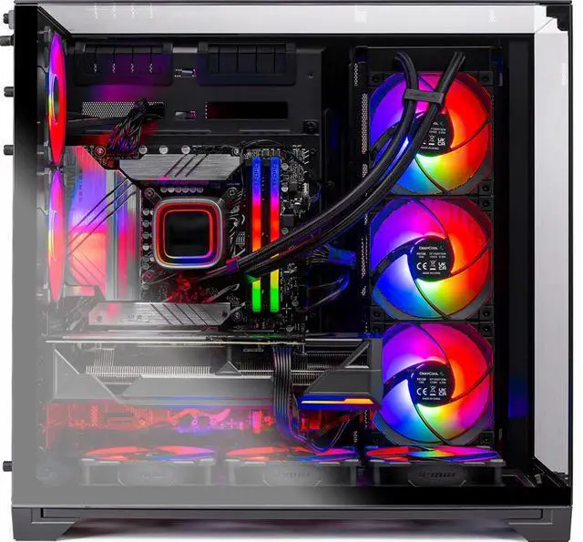 Alt view image 4 of 6 - Skytech Gaming O11 Vision Gaming PC, AMD Ryzen 7 9800X3D 4.7GHz, NVIDIA RTX 5090 32GB, X870 Board, 2TB Gen4 NVMe SSD, 32GB DDR5 RAM 6000, 1000W GOLD ATX 3 PSU, 360 ARGB AIO , Wi-Fi, Win 11, Desktop