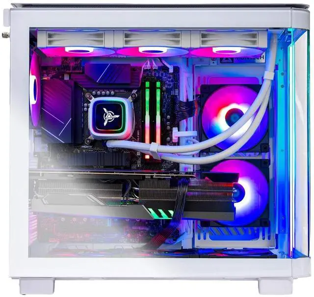 Alt view image 4 of 7 - Skytech Gaming King 95 Gaming PC, AMD Ryzen 7 9800X3D 4.7GHz, NVIDIA RTX 5080 16GB, 4TB Gen4 NVMe SSD, 64GB DDR5 RAM 6000, 850W GOLD ATX 3 PSU, 360 ARGB AIO, Wi-Fi, Win 11, Desktop