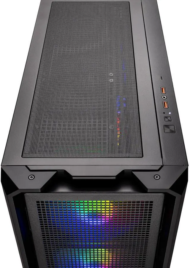Alt view image 5 of 6 - Skytech Gaming Edge Gaming PC, Intel i5 14400F 2.5GHz, NVIDIA RTX 5060, 1TB Gen4 NVMe SSD, 16GB DDR4 RAM 3200, 650W GOLD PSU, Wi-Fi, Win 11, Desktop