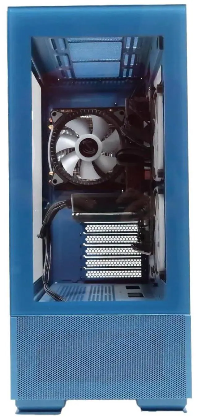 Alt view image 5 of 6 - Skytech Gaming Azure Gaming PC, Intel i5 14400F 2.5GHz, NVIDIA RTX 5060 Ti 16GB, 1TB Gen4 NVMe SSD, 32GB DDR4 RAM 3200, 650W GOLD PSU, Wi-Fi, Win 11, Desktop