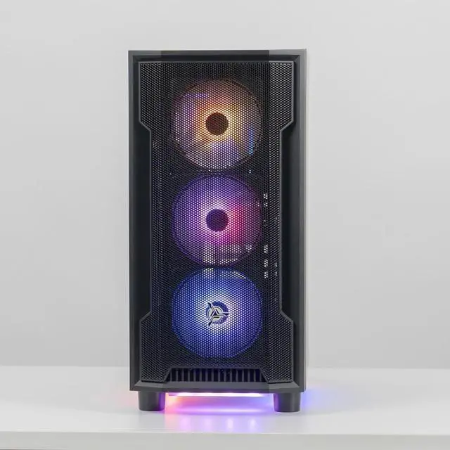 Alt view image 5 of 7 - Skytech Gaming Shadow Gaming PC, Intel i5 14400F 2.5GHz, NVIDIA RTX 5060 Ti 16GB, 1TB Gen4 NVMe SSD, 32GB DDR4 RAM 3200, 650W GOLD PSU, Wi-Fi, Win 11, Desktop