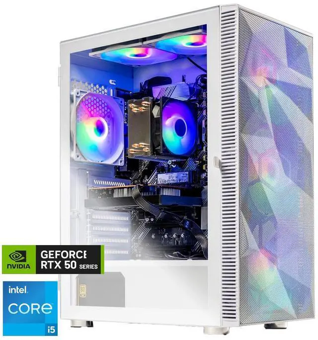 Main image of Skytech Gaming Storm Gaming PC, Intel i5 14400F 2.5GHz, NVIDIA RTX 5060, 1TB Gen4 NVMe SSD, 16GB DDR4 RAM 3200, 650W GOLD PSU, Wi-Fi, Win 11, Desktop