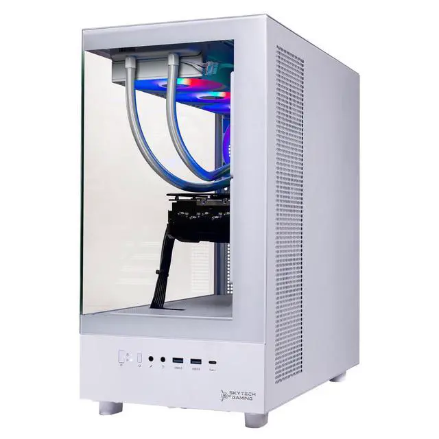 Alt view image 7 of 7 - Skytech Gaming Azure 3 Gaming PC, AMD Ryzen 7 9800X3D 4.7GHz, NVIDIA RTX 5070 Ti 16GB, 2TB Gen4 NVMe SSD, 32GB DDR5 6000, 850W GOLD ATX 3 PSU, 360 ARGB AIO , Wi-Fi, Win 11, Desktop, Montech XR