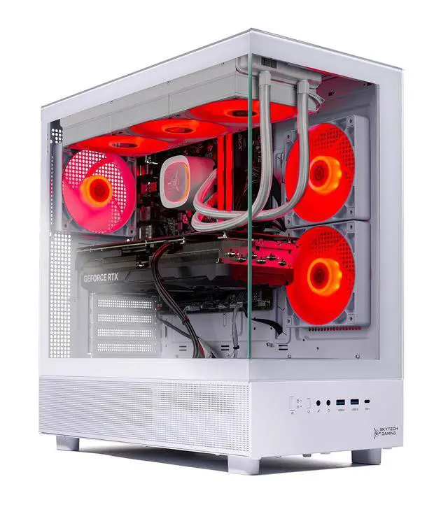 Alt view image 3 of 7 - Skytech Gaming Azure 3 Gaming PC, AMD Ryzen 7 9800X3D 4.7GHz, NVIDIA RTX 5070 Ti 16GB, 2TB Gen4 NVMe SSD, 32GB DDR5 6000, 850W GOLD ATX 3 PSU, 360 ARGB AIO , Wi-Fi, Win 11, Desktop, Montech XR
