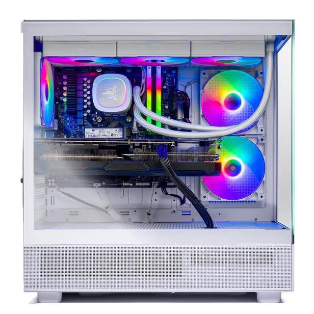 Alt view image 4 of 7 - Skytech Gaming Azure 3 Gaming PC, AMD Ryzen 7 9800X3D 4.7GHz, NVIDIA RTX 5070 Ti 16GB, 2TB Gen4 NVMe SSD, 32GB DDR5 6000, 850W GOLD ATX 3 PSU, 360 ARGB AIO , Wi-Fi, Win 11, Desktop, Montech XR