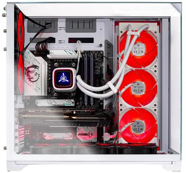 Alt view image 5 of 6 - Skytech O11 Vision Gaming PC Desktop, Ryzen 7 9800X3D 4.7 GHz (5.2 GHz Turbo), NVIDIA RTX 5070 Ti 16GB GDDR7, 2TB Gen4 SSD, 32GB DDR5 NON-RGB, 850W GOLD PSU, 360mm AIO , Wi-Fi, Win 11 Home