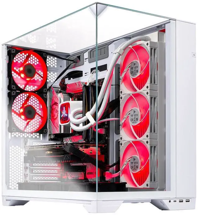 Alt view image 3 of 6 - Skytech O11 Vision Gaming PC Desktop, Ryzen 7 9800X3D 4.7 GHz (5.2 GHz Turbo), NVIDIA RTX 5070 Ti 16GB GDDR7, 2TB Gen4 SSD, 32GB DDR5 NON-RGB, 850W GOLD PSU, 360mm AIO , Wi-Fi, Win 11 Home