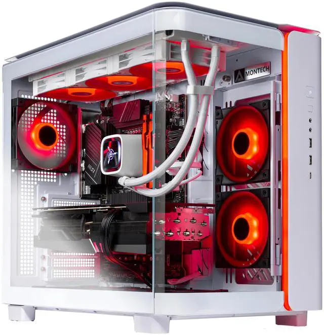 Alt view image 3 of 7 - Skytech Gaming King 95 Gaming PC, AMD Ryzen 7 7700X 4.5GHz, NVIDIA RTX 5070 12GB VRAM, 1TB NVMe SSD, 32GB DDR5 RAM 5600, 750W GOLD PSU, 360 ARGB AIO , Wi-Fi, Win 11, Desktop