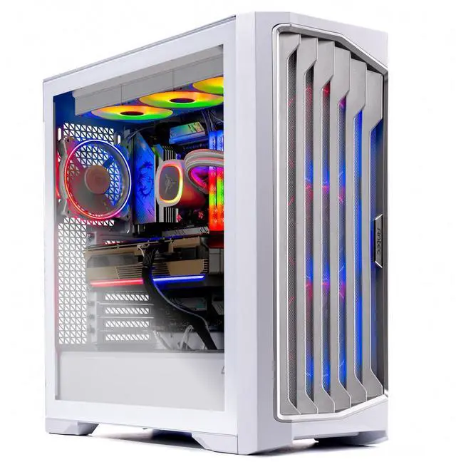 Skytech Gaming Legacy 4 Gaming PC, AMD Ryzen 9 9950X3D 4.3GHz, NVIDIA RTX 5090 32GB, X870 Board, 4TB Gen4 NVMe SSD, 64GB DDR5 RAM 6000, 1200W GOLD ATX 3 PSU, 360 ARGB AIO , Wi-Fi, Win 11, Desktop