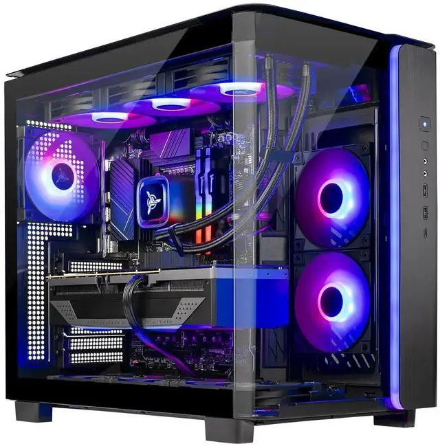 Skytech King 95 Gaming PC Desktop, Ryzen 7 7700X 4.5 GHz (5.4GHz Turbo), NVIDIA RTX 5080 16GB, 2TB Gen4 NVMe SSD, 32GB DDR5 RAM 6000 RGB, 850W GOLD ATX 3 PSU, 360mm ARGB AIO , Wi-Fi, Win 11