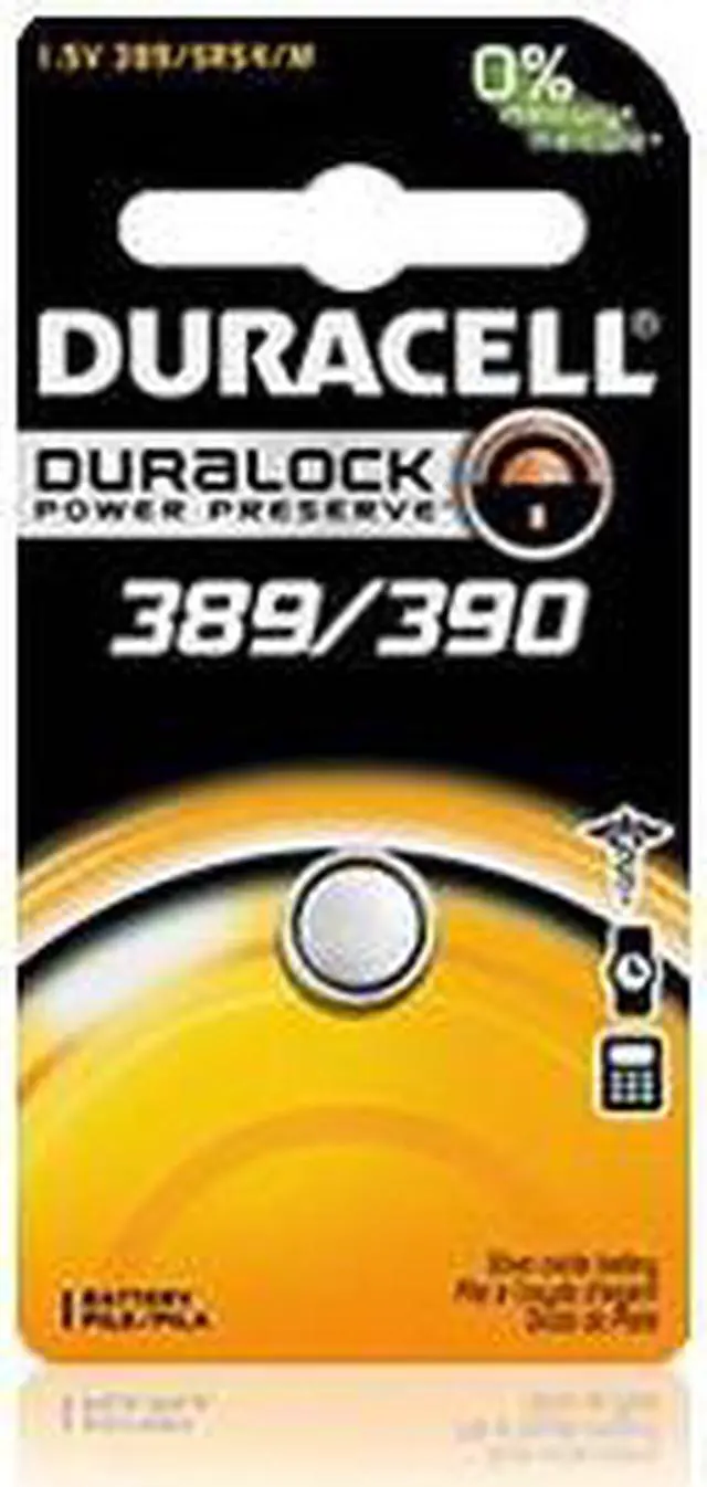 Alt view image 5 of 20 - Duracell Silver Oxide 389/390 Medical Battery 1.5V MND389BPK
