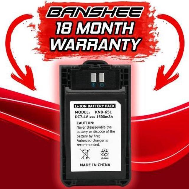 Alt view image 3 of 7 - 2x Li-ion Battery KNB-65L for TK-2200 TK-2207 TK-2212 TK-2300 TK-2302 Radio