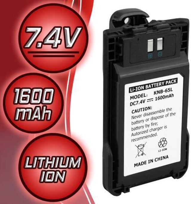 Alt view image 4 of 7 - 2x Li-ion Battery KNB-65L for TK-2200 TK-2207 TK-2212 TK-2300 TK-2302 Radio