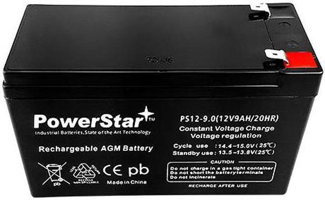 Alt view image 4 of 5 - PowerStar--12V 9Ah Elk 1280 SLA Replacement Battery for Alarm Systems HIGHEST CAPACITY