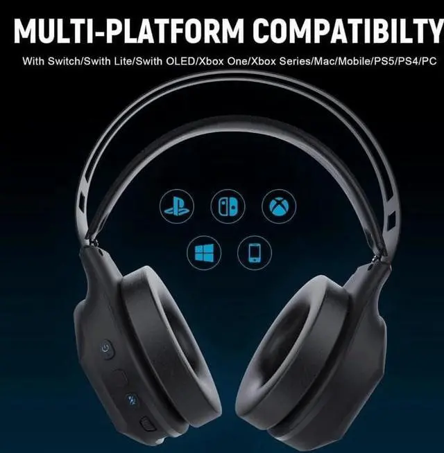 Alt view image 3 of 5 - Pro Gaming Headset With Mic XBOX One Wireless PS4 Headphones Microphone Replaces Beats