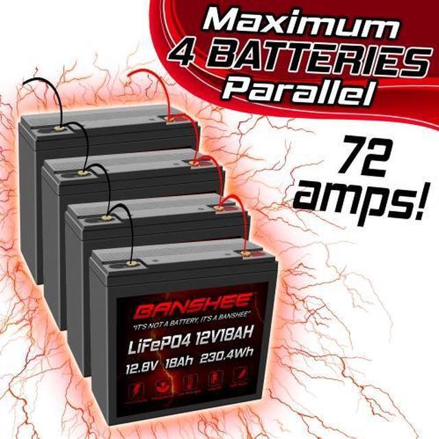 Alt view image 7 of 7 - Banshee 12V 20Ah LiFePO4 Battery | Comparable to Bioenno BLF-1220A | Deep Cycle with BMS for Solar Storage, Outdoor, UPS Use