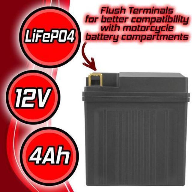 Alt view image 3 of 7 - Banshee Replacement  YTZ10S 12V 8Ah PbEq LiFEPO4 Battery for Honda 500 CB500X, F 2015-2016