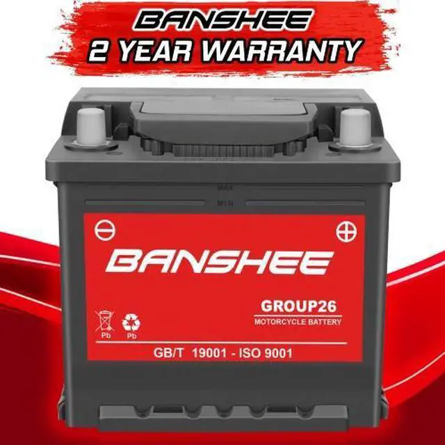 Alt view image 2 of 5 - Banshee Group 26 Battery 12V 45AH 540CCA Compatible with Polaris RZR Trail Sport 2022 Maintenance-Free AGM Starting Battery for UTVs & Powersports  High-Performance Replacement