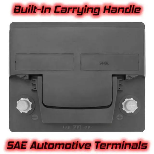 Alt view image 3 of 5 - Banshee Group 26 Battery 12V 45AH 540CCA Compatible with Polaris RZR Trail Sport 2022 Maintenance-Free AGM Starting Battery for UTVs & Powersports  High-Performance Replacement