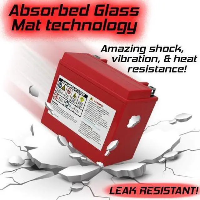 Alt view image 4 of 7 - YB16CL-B Jet Ski PWC Battery for BRP Sea-Doo, Yamaha, Polaris, Kawasaki