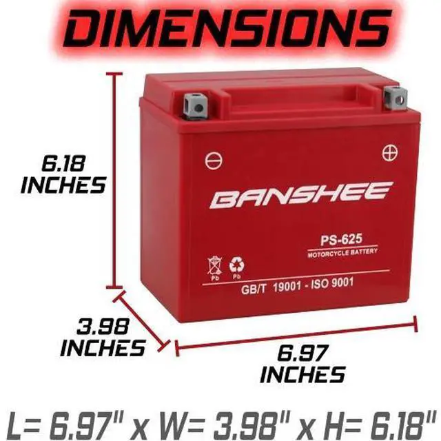 Alt view image 5 of 7 - YB16CL-B Jet Ski PWC Battery for BRP Sea-Doo, Yamaha, Polaris, Kawasaki