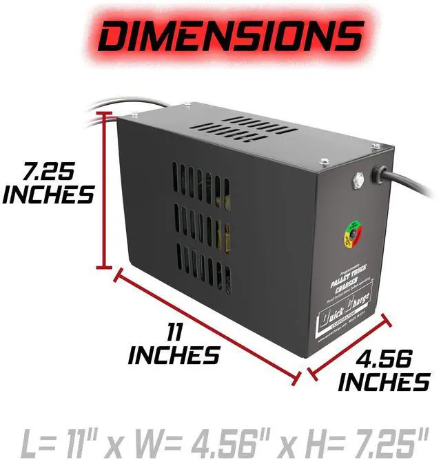 Alt view image 6 of 6 - Onboard Fully Automatic Charger for Hyster Pallet Jacks: W45Z, HY4075269