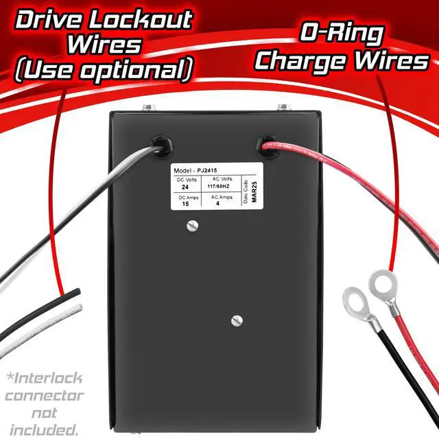 Alt view image 4 of 6 - Onboard Fully Automatic Charger for Hyster Pallet Jacks: W45Z, HY4075269