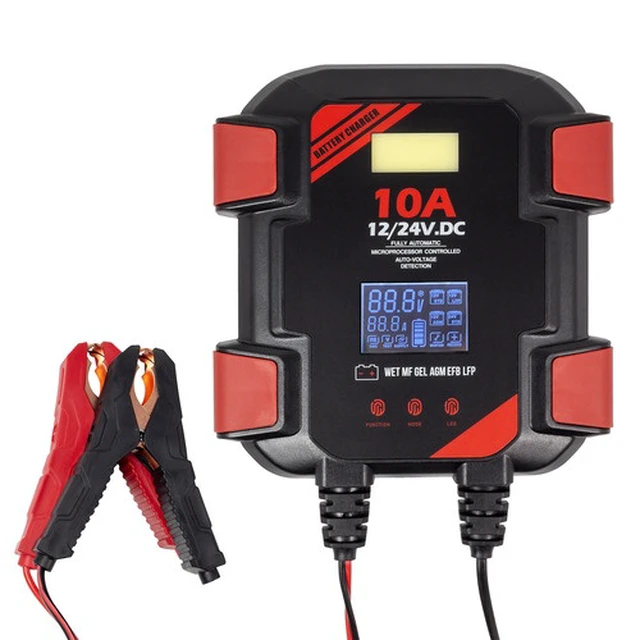 Main image of Banshee 12V 10A 24V 5A Battery Charger Maintainer AGM LiFePO4 LCD-2YR Warranty