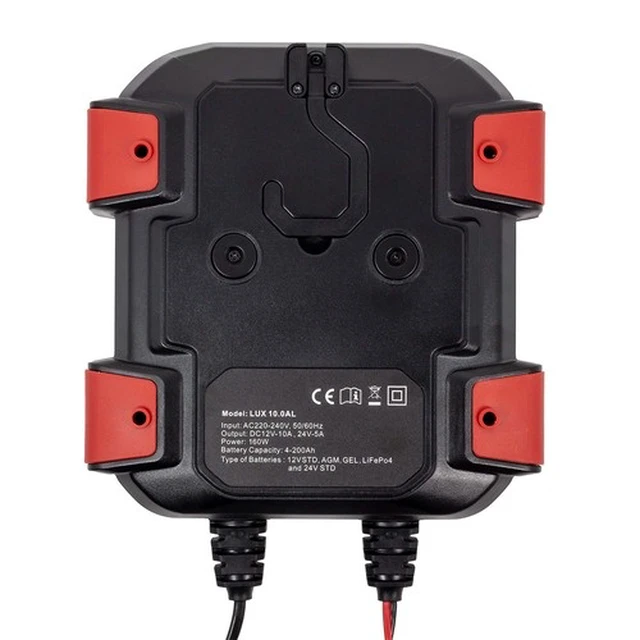 Alt view image 3 of 5 - Banshee 12V 10A 24V 5A Battery Charger Maintainer AGM LiFePO4 LCD-2YR Warranty