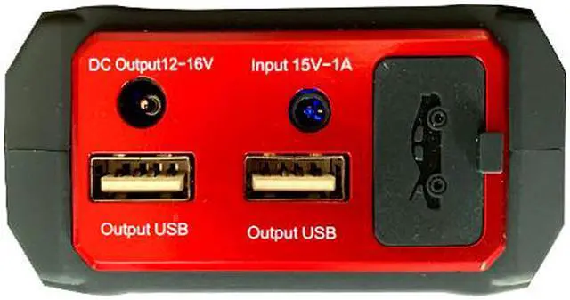Alt view image 3 of 5 - Car Jump Starter, 10A Portable Charger Power Bank with LED Flash Light