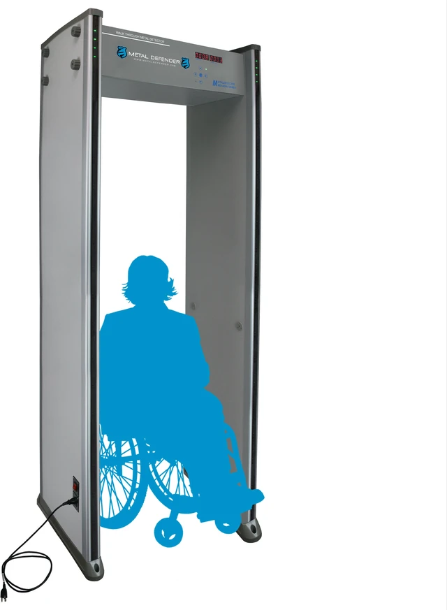 Alt view image 3 of 6 - ADA MD-6 Walk Through Metal Detector by Metal Defender.