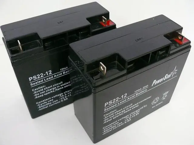 Main image of PowerStar-12V 18AH Electric Bicycle Co EV Warrior Bike Battery (12v 22a) for UB12220 X2