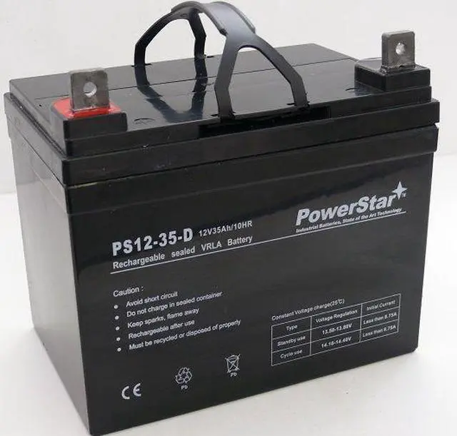 Main image of PowerStar® Battery 12V 35Ah U1 Hoveround MPV1, MPV2, MPV3, MPV4, MPV5 Battery