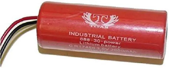 Alt view image 3 of 4 - 2Pcs FUJI FDK CR8.LHC 17430 3V Lithium Battery for PLC backup power W/Plug
