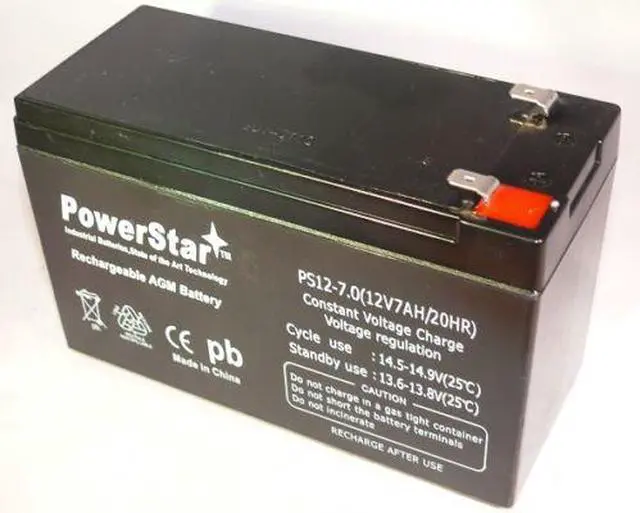 Main image of 12v 7Ah Replacement Battery for Best Power LI 750 BAT-0062 Replaces (9Ah) UPS