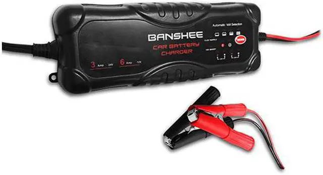 Main image of Battery Charger with 12/24V DC Output Voltage and Short-circuit Protection, for Auto, MArine, RV and More