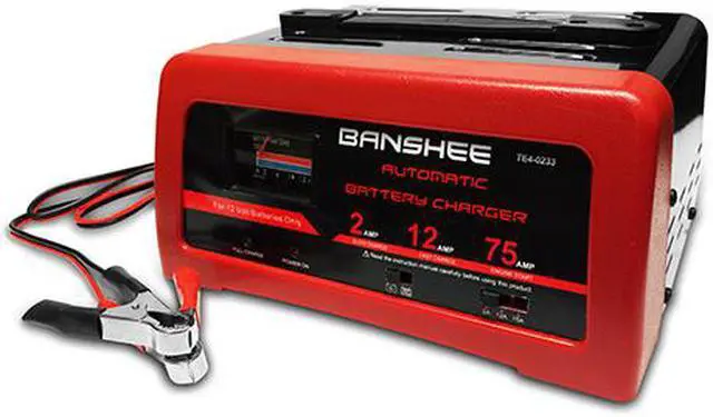 Main image of 2/12/75 Amp 12 Volt Battery Charger Jump Engine Starter Car/Truck/Boat