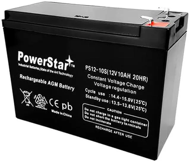 Alt view image 3 of 5 - 12V 10AH Universal Multipurpose Rechargeable Sealed Lead Acid Battery with F2