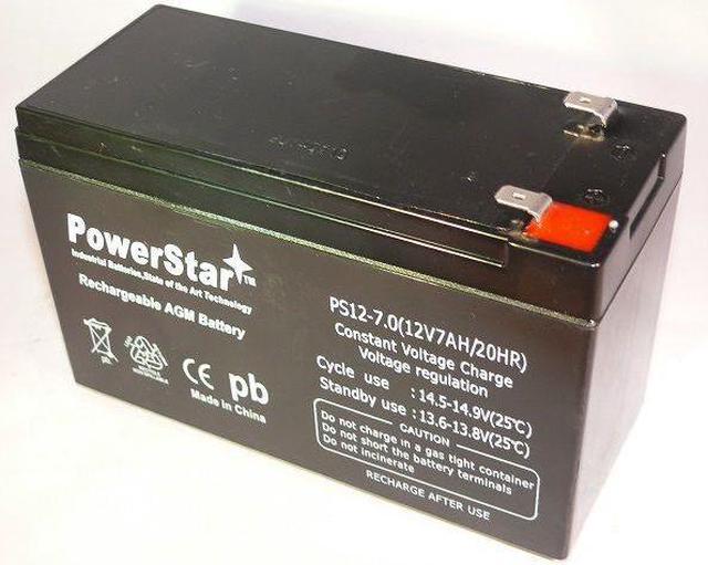 PS-1270 Battery 12V 7Ah 12 Volt 7 Amp SLA Sealed Lead Acid NEW 
