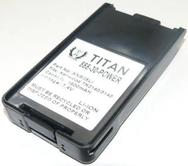 Main image of Radio Battery For KENWOOD KNB-24L KNB-35L TK-3173 1.8Ah Li-Ion