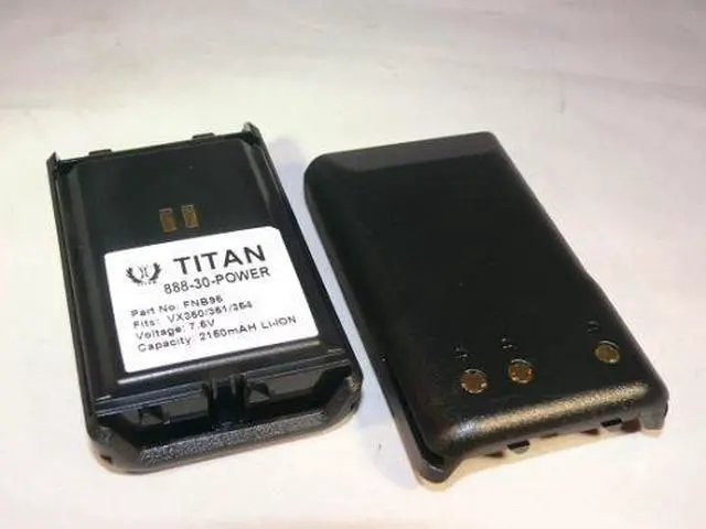 Main image of 2 Batteries for FNB-V96Li FNB-V95Li Li-ion Battery Pack for Yaesu Vertex Radio