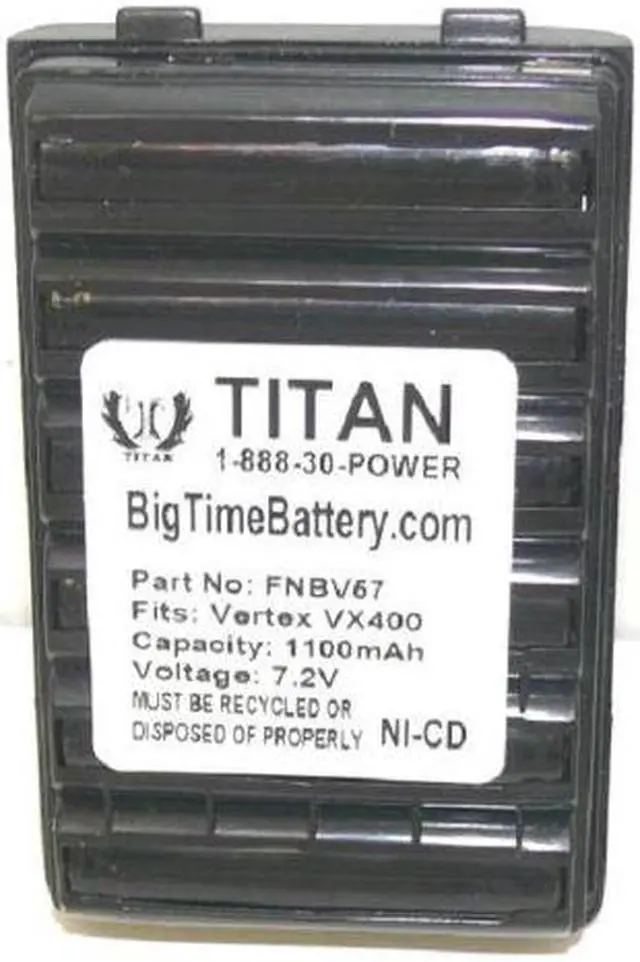 Alt view image 4 of 4 - NEW FNB-V57 FNB-57 FNB-83 Battery for Yaesu/Vertex VX-120 VX-210 FT-250R FT-270R
