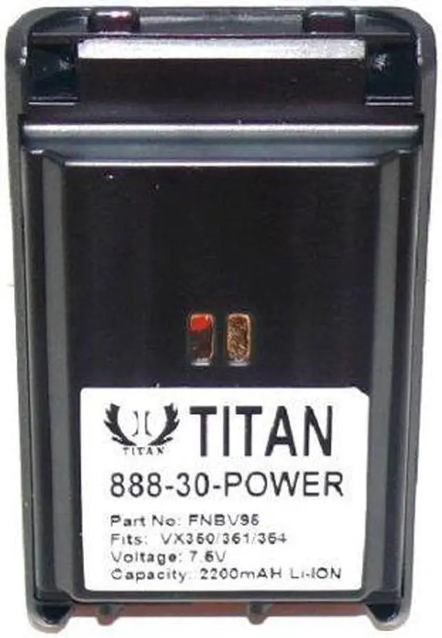 Alt view image 4 of 4 - ES-BLI-FNB95 Replacement Radio Battery by Tank®
