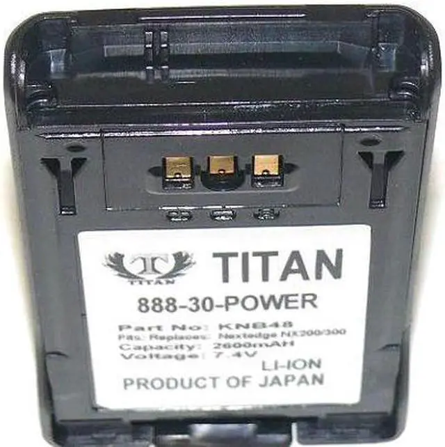 Alt view image 3 of 3 - Tank®7.4V@2600 MAH LI-ION MAH KNB48 KNB-48 KNB-48L KNB48L KENWOOD RADIO BATTERY
